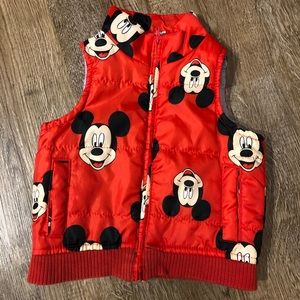 Disney Mickey Mouse 18-24 puffer vest